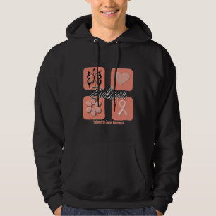 Geloof inspiraties Endometriale kanker Hoodie