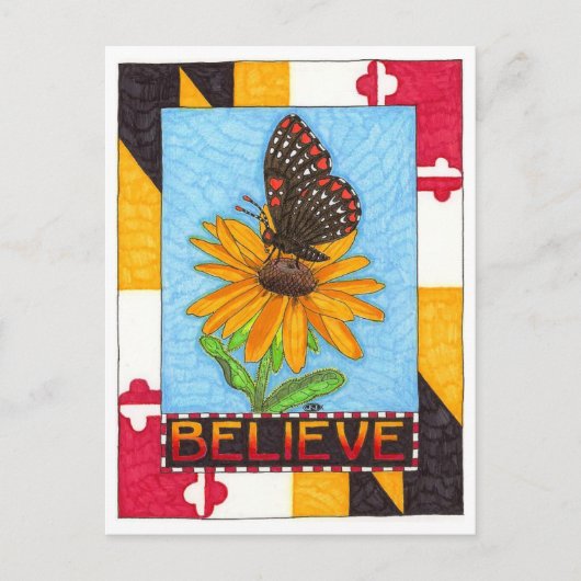 Geloof Inspirerend Briefkaart (Voorkant)