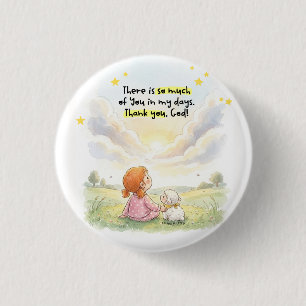 Geloof Inspirerend Christelijk Ronde Button 3,2 Cm