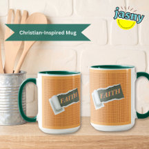 Geloof Inspirerend Christelijke Schrift tweekleuri