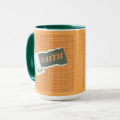 Geloof Inspirerend Christelijke Schrift tweekleuri Mok (Voorkant links)