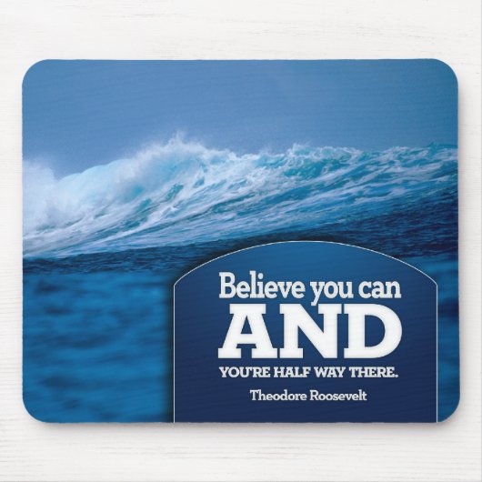 Geloof Inspirerend Mousepad Muismat (Voorkant)