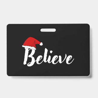 Geloof - Inspirerend ontwerp voor kerstcitaten T-S Badge