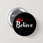 Geloof - Inspirerend ontwerp voor kerstcitaten T-S Ronde Button 5,7 Cm (Voorkant /achterkant)