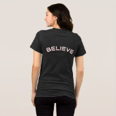 ‘Geloof’ inspirerend quote Tri-Blend Shirt (Achterkant volledig)