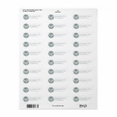 Geloof & Inspirerend retour adreslabels Etiket (Full Sheet)