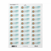Geloof & Inspirerend retour adreslabels Etiket (Full Sheet)