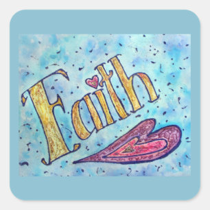 Geloof Inspirerend Woord Art Decal Stickers