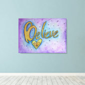 Geloof Inspirerend Word Painting Canvas Art (Insitu (Houten vloer))