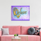Geloof Inspirerend Word Painting Canvas Art Afdruk (Insitu (Woonkamer))