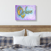 Geloof Inspirerend Word Painting Canvas Art Afdruk (Insitu (Slaapkamer))