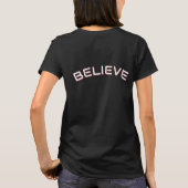 ‘Geloof’ inspirerende quote  T-shirt (Achterkant)