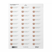 Geloof & Inspirerende Retouradreslabels Etiket (Full Sheet)