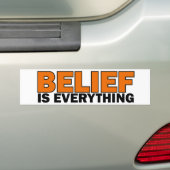 Geloof is alles bumpersticker (Op auto)