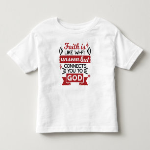 Geloof is als Wi-Fi: onzichtbaar maar verbindt je Kinder Shirts