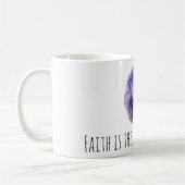 ** GELOOF IS DE AFWEZIGHEID VAN TWIJFEL Paardenblo Koffiemok (Links)