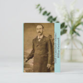 "Geloof is een gepassioneerde intuïtie." Wllm Word Briefkaart (Staand voorkant)