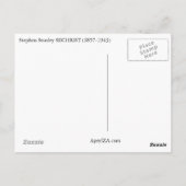 "Geloof is een gepassioneerde intuïtie." Wllm Word Briefkaart (Achterkant)