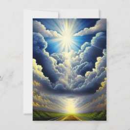 Geloof is een krachtige kracht die de mens vorm he notitiekaartje