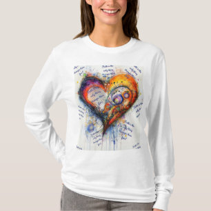 Geloof is het enige dat groter is dan angst T-shir T-shirt