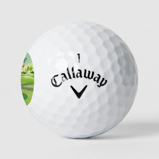Geloof is Key Cart Greens Monogram Golfballen (Logo)