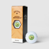 Geloof is Key Cart Greens Monogram Golfballen (Verpakking)
