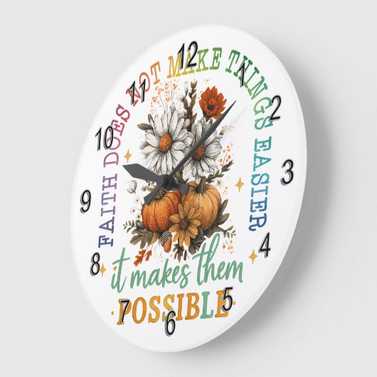 Geloof is niet... grote klok (Hoek)