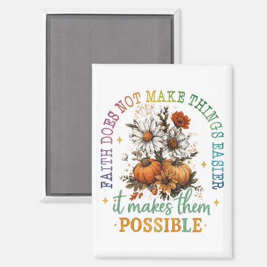 Geloof is niet... magneet (Voorkant / Achterkant)