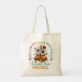 Geloof is niet... tote bag (Achterkant)