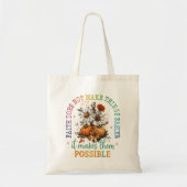 Geloof is niet... tote bag (Voorkant)