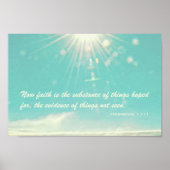 Geloof is nu de essentie poster (Voorkant)