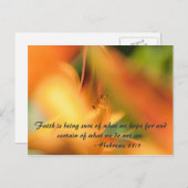 Geloof is zeker zijn van wat we hopen... briefkaart (Voorkant / Achterkant)