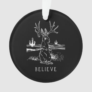 Geloof Jackalope Cryptid Rabbit Bunny Apparel Ornament