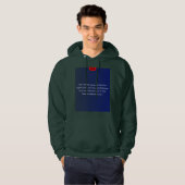 Geloof je dat je dat bent? hoodie (Voorkant volledig)