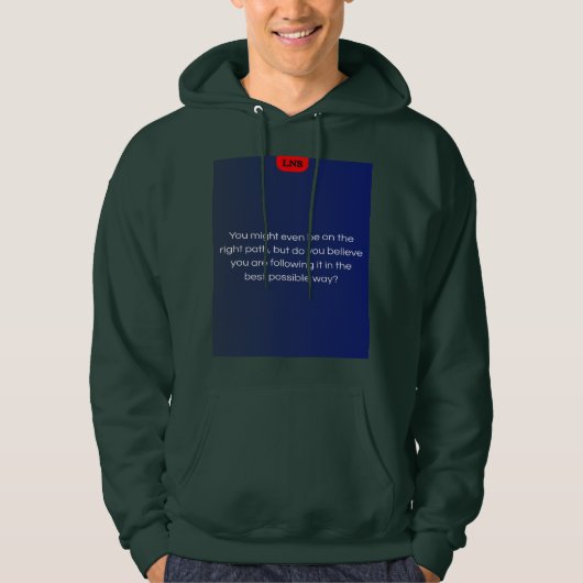 Geloof je dat je dat bent? hoodie (Voorkant)