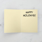 Geloof je in de Zwarte Kerstman? Feestdagen Kaart (Binnen)