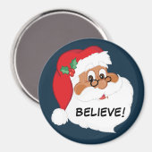 Geloof je in de Zwarte Kerstman? Magneet (Voorkant / Achterkant)