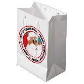 Geloof je in de Zwarte Kerstman? Medium Cadeauzakje (Voorkant Gekanteld)