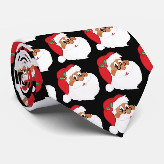 Geloof je in de Zwarte Kerstman? Stropdas (Opgerold)