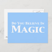 Geloof je in magische gaven? briefkaart (Voorkant / Achterkant)