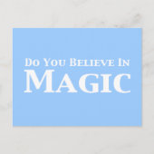 Geloof je in magische gaven? briefkaart (Voorkant)