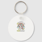 Geloof je zelf in je unieke positieve boodschap sleutelhanger (Voorkant)