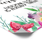 Geloof jezelf altijd in jezelf. poster (Hoek)