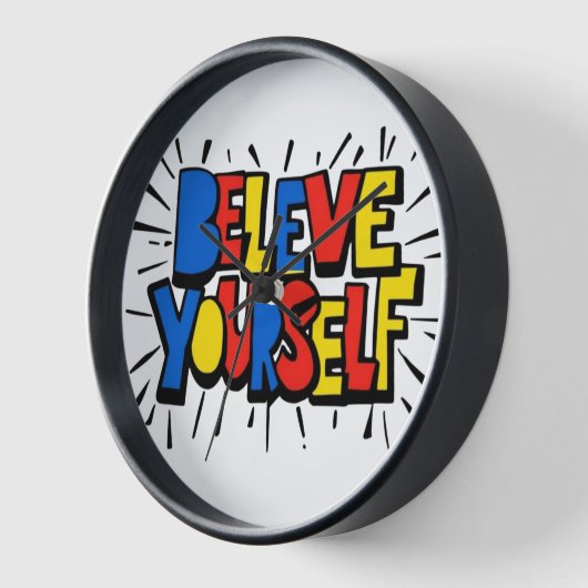 Geloof jezelf - Inspirerend minimalistisch citaat (Hoek)