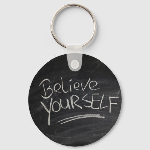 Geloof jezelf sleutelhanger