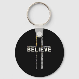 Geloof Jezus Kruis Religieus Geloof Christelijke M Sleutelhanger