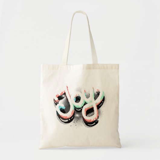 Geloof Joy Straatkunst Tote Bag (Voorkant)