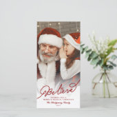 Geloof Kaart van de Foto van de Vakantie van (Staand voorkant)