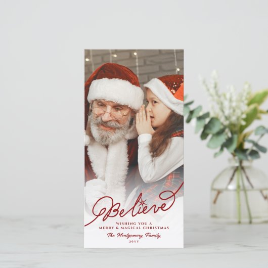 Geloof Kaart van de Foto van de Vakantie van (Staand voorkant)