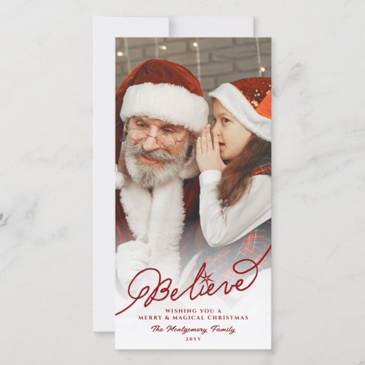 Geloof Kaart van de Foto van de Vakantie van (Voorkant)